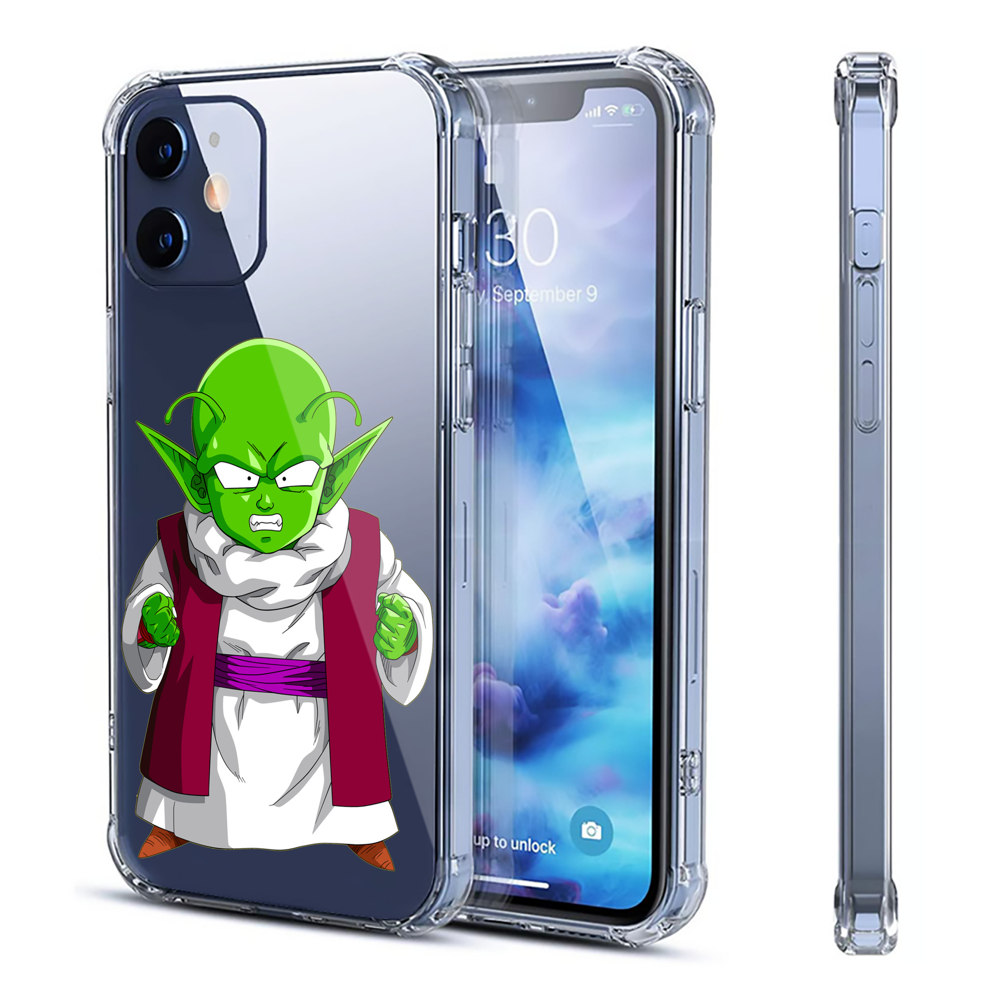 （画像用） ドラゴンボール ピッコロ DRAGON BALL Piccolo 【iPhone 12シリーズ対応】透明スマホケース（クリアソフトケース）
